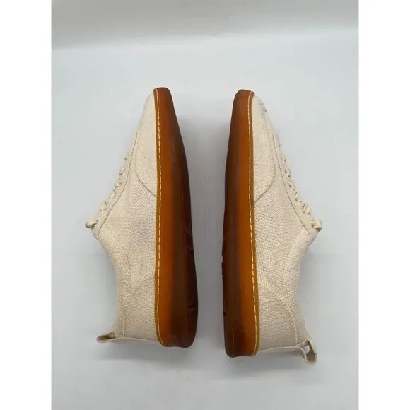 Everlane The Tread Bare Sneaker Womens Sz 10 Canvas Low Top Sneakers Retro