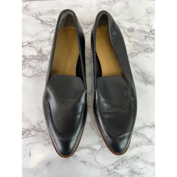 Everlane Women's Black The Modern Loafer Italian Leather SZ 9