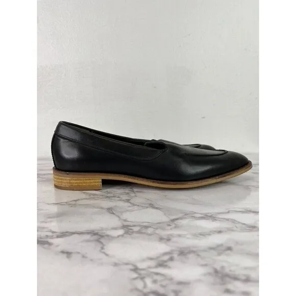 Everlane Women's Black The Modern Loafer Italian Leather SZ 9