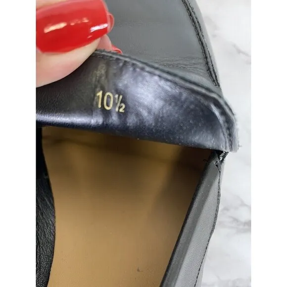 Everlane Women's Black  The Modern Loafer Itanian Leather  SZ 10.5