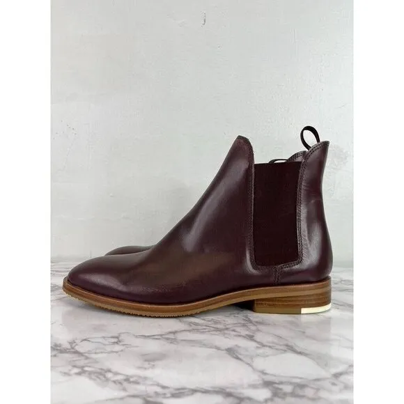 Everlane Women's Burgundy The Modern Chelsea Boot Sz 7.5