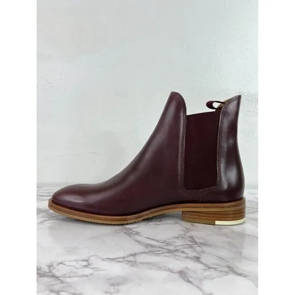 Everlane Women's Burgundy The Modern Chelsea Boot Sz 7.5