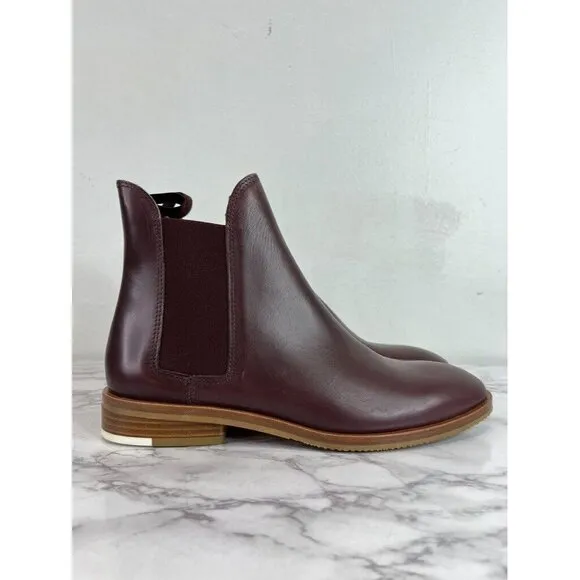 Everlane Women's Burgundy The Modern Chelsea Boot Sz 7.5