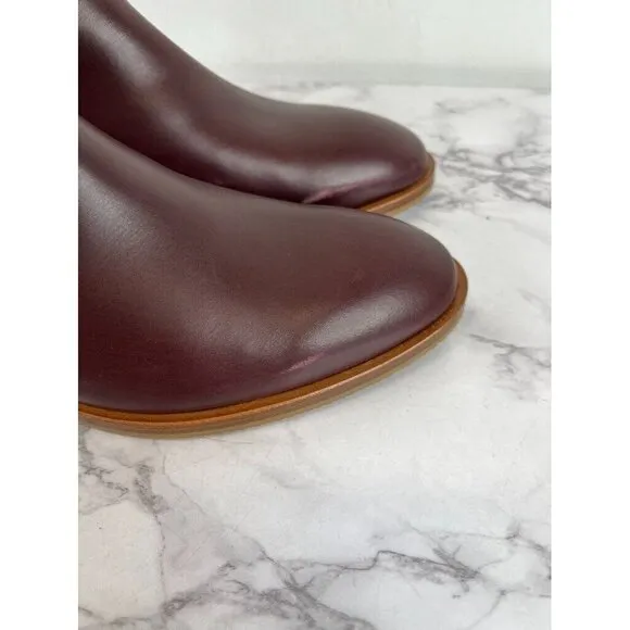 Everlane Women's Burgundy The Modern Chelsea Boot Sz 7.5