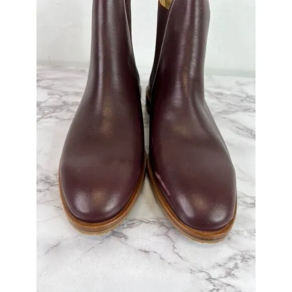 Everlane Women's Burgundy The Modern Chelsea Boot Sz 7.5