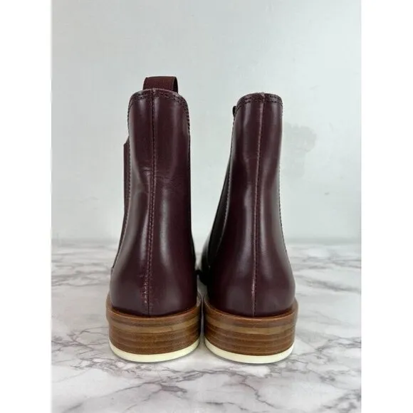 Everlane Women's Burgundy The Modern Chelsea Boot Sz 7.5
