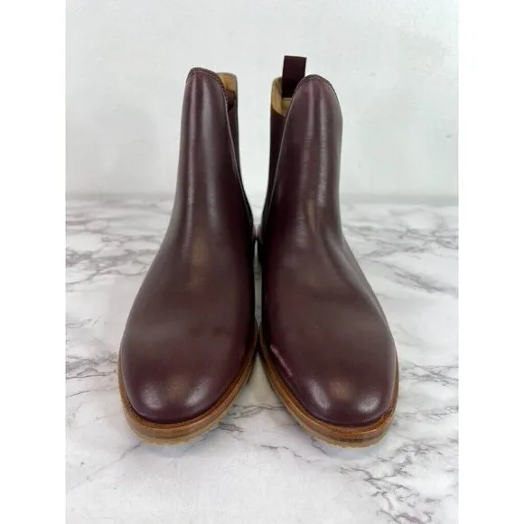 Everlane Women's Burgundy The Modern Chelsea Boot Sz 7.5
