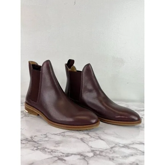 Everlane Women's Burgundy The Modern Chelsea Boot Sz 7.5