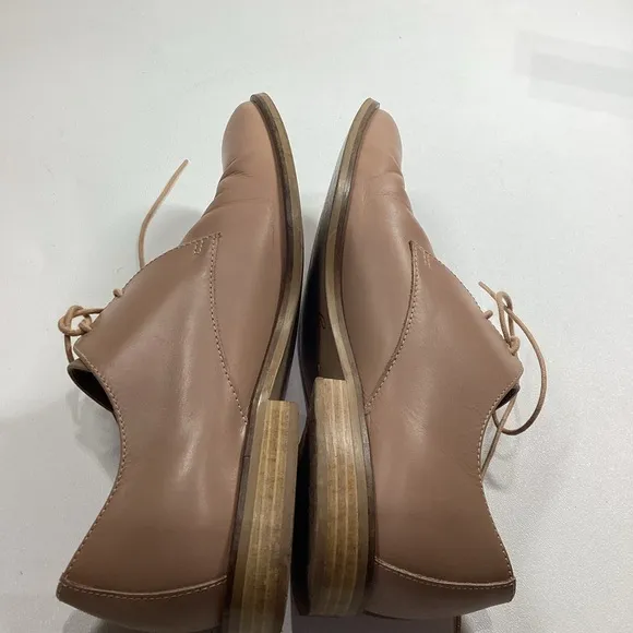 Everlane Womens Tan Khaki The Modern Oxford‎ Shoes Size 8 Made In Italy