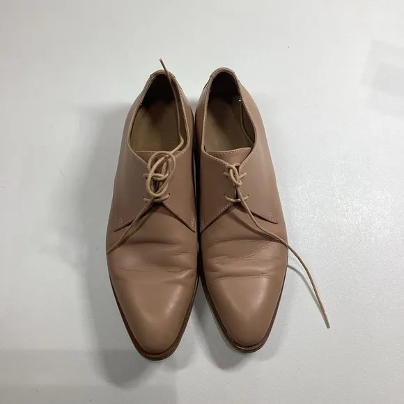 Everlane Womens Tan Khaki The Modern Oxford‎ Shoes Size 8 Made In Italy