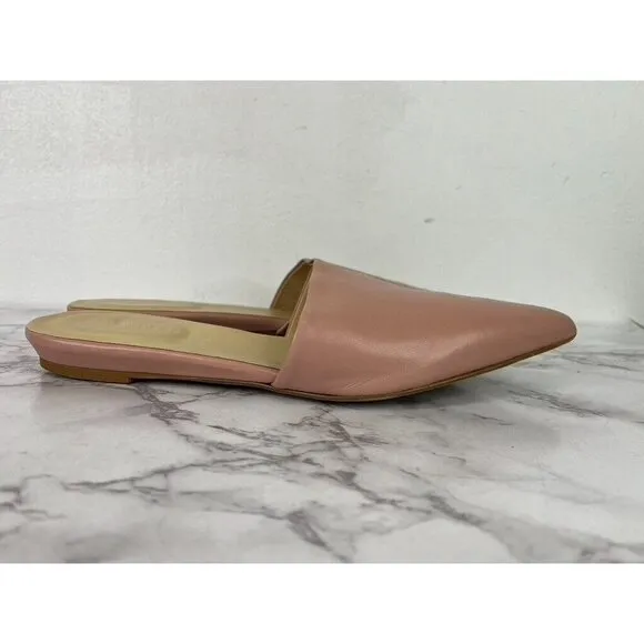 Everlane Womens The Modern Leather Pointy Flat Pink sz 10.5