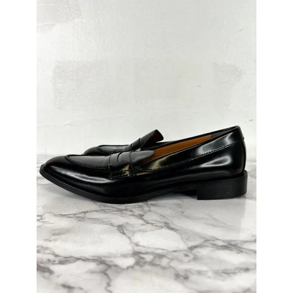 Everlane Women's The Modern Penny Loafer Black Sz 8