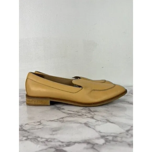 Everlane Women's Yellow  The Modern Loafer Italian Leather SZ 9.5