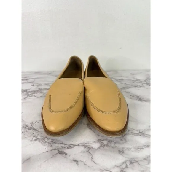 Everlane Women's Yellow  The Modern Loafer Italian Leather SZ 9.5