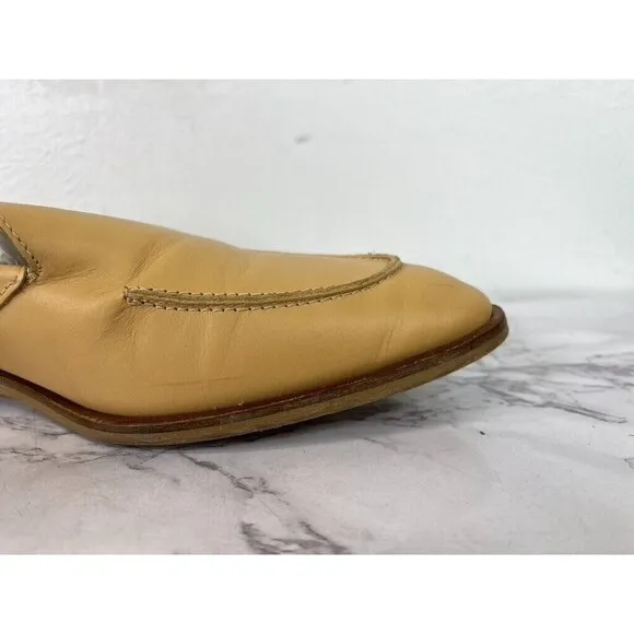 Everlane Women's Yellow  The Modern Loafer Italian Leather SZ 9.5
