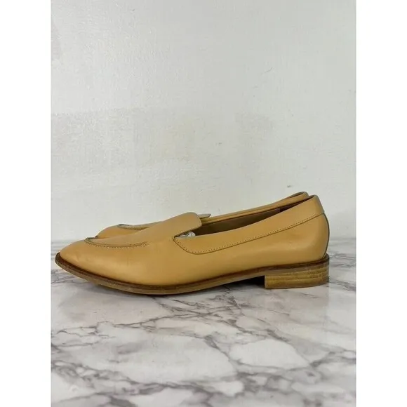 Everlane Women's Yellow  The Modern Loafer Italian Leather SZ 9.5