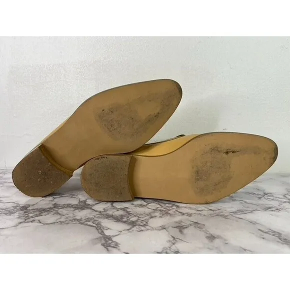 Everlane Women's Yellow  The Modern Loafer Italian Leather SZ 9.5