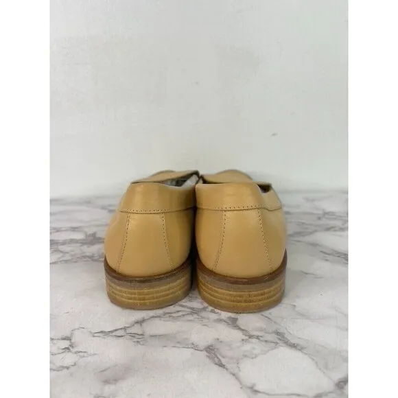 Everlane Women's Yellow  The Modern Loafer Italian Leather SZ 9.5