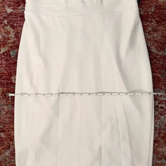 Express White Midi Dress | Cap Sleeves | Modern Chic | NWT Size M