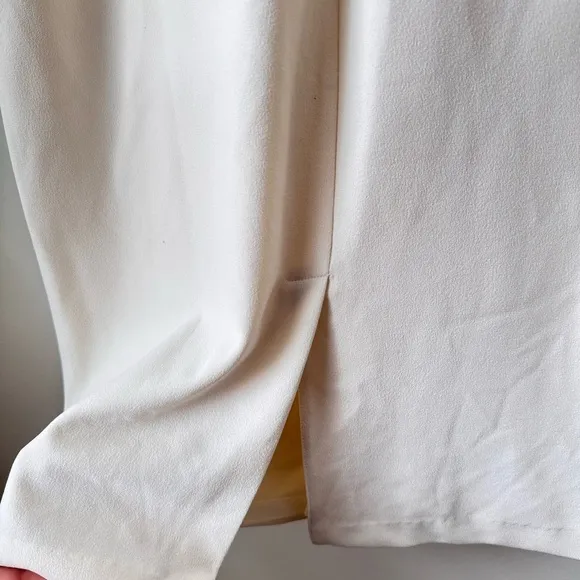 Express White Midi Dress | Cap Sleeves | Modern Chic | NWT Size M