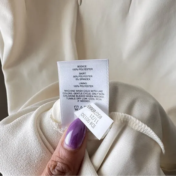 Express White Midi Dress | Cap Sleeves | Modern Chic | NWT Size M