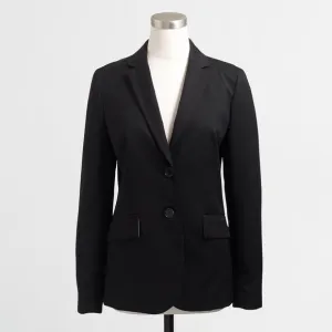 Factory black blazer classic work double button