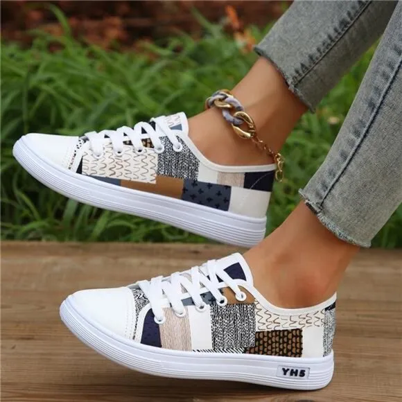 Fashionable Sports &amp; Casual Breathable Anti-slip Canvas Shoes