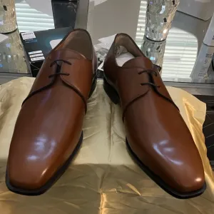 Ferrini Men's Brown Leather Dress Shoes