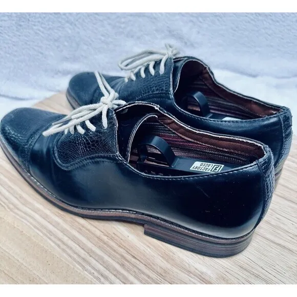 Ferro Aldo Mens Lace Up‎ Wing Tip Dress Classic Shoes Leather lining Size 7