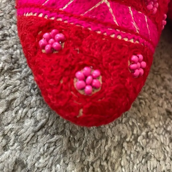 Figue Iris Pom Pom Mules Size 8
