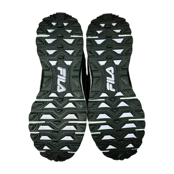 Fila Men's Running Athletic Shoes Size 8.5 Black &amp;‎ Gray