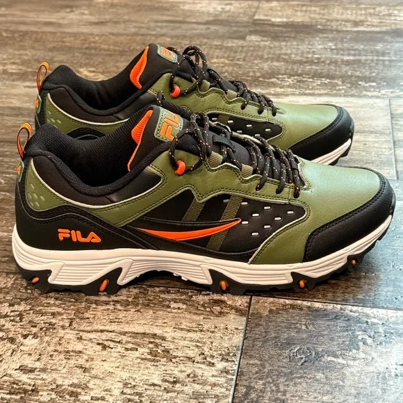 Fila Mens Trail Running Athletic Shoes Sneakers Size 12 Walking Hiking NEW