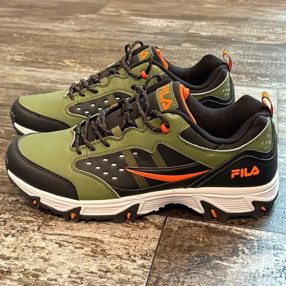 Fila Mens Trail Running Athletic Shoes Sneakers Size 12 Walking Hiking NEW