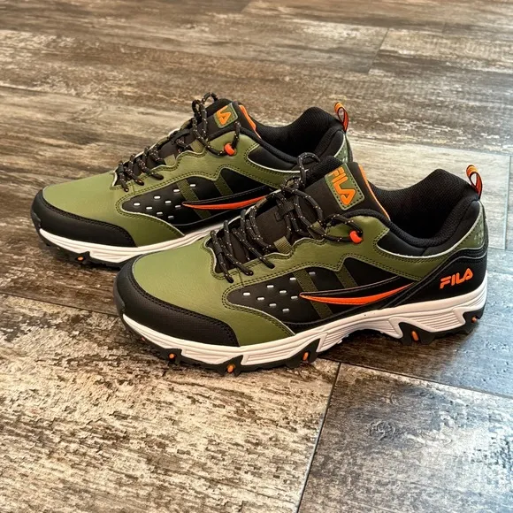 Fila Mens Trail Running Athletic Shoes Sneakers Size 12 Walking Hiking NEW