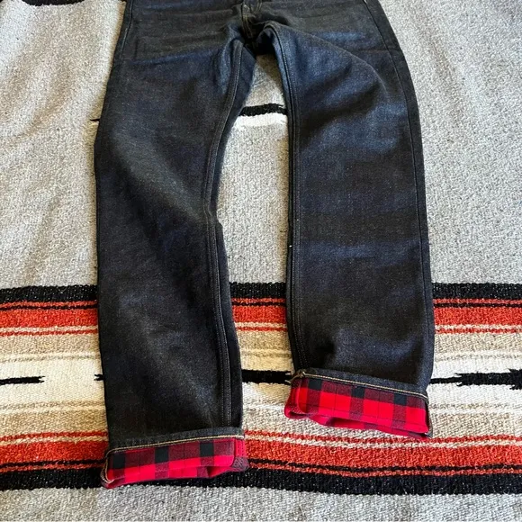 Filson Flannel Lined Jeans | Made in USA Raw Indigo Denim Alaskan Guide