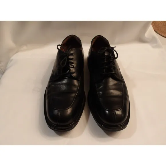 Florsheim Black Leather Dress Shoes Comfortech Classic Style Sz 12m/ #5160