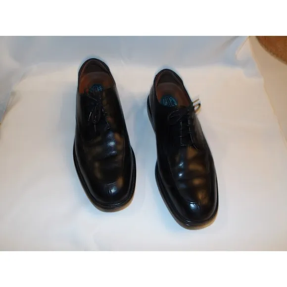 Florsheim Black Leather Dress Shoes Comfortech Classic Style Sz 12m/ #5160