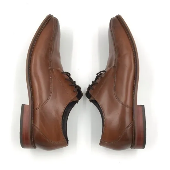 Florsheim Brown Leather Alverson Dress Shoes 9.5 D
