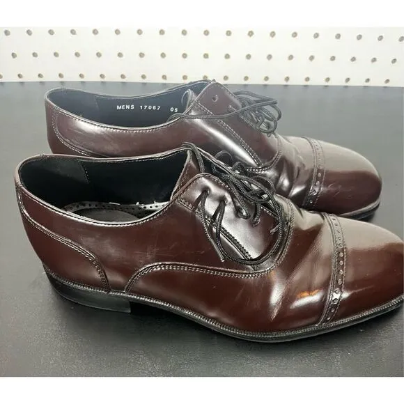 Florsheim cap toe dress shoes size 9