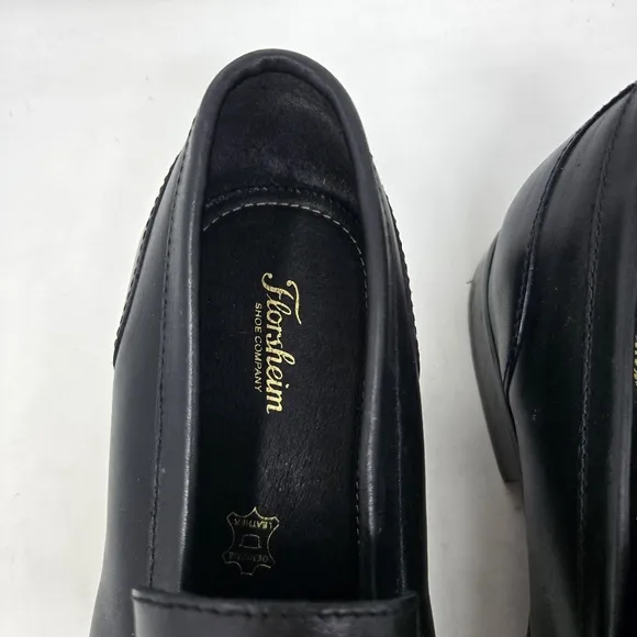 FLORSHEIM Classic Black Leather Men's Penny Loafers Oxford Size 13M