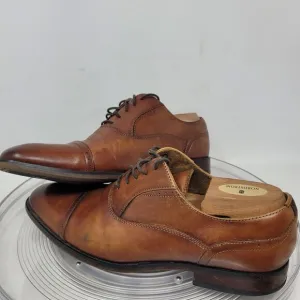 Florsheim Cognac Brown Leather Surge Cap Toe Oxford Dress Shoes Mens Size 8.5 M