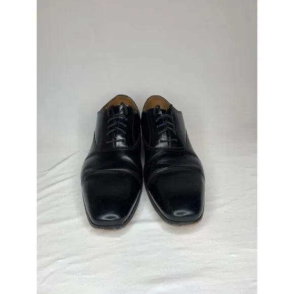 Florsheim Mens Corbetta‎ Cap Toe Oxford Black Leather Size 11D M 11528-001