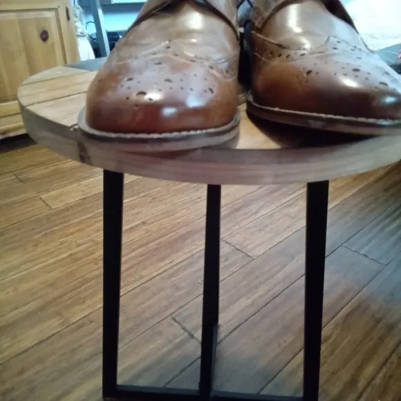Florsheim Men's Marino Oxford Leather Cognac Dress Shoes Size 8.5D