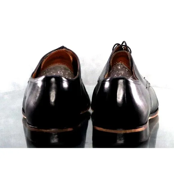 Florsheim Men's Medallion Toe Dress Shoes Size 12 Leather Black