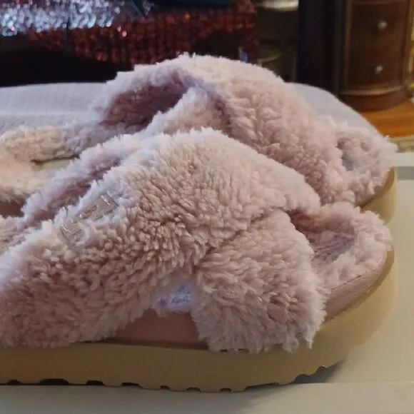 Fluffy Pink Slippers