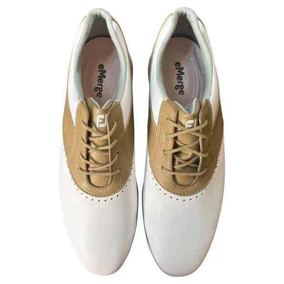 FootJoy 93914 Golf Shoes Men’s 12M Soft Spikes Traction Stability Comfort NWOT