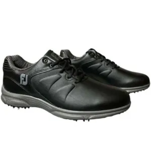 FootJoy ARC XT Golf Shoes Black Waterproof Softspikes SofCollar 59743