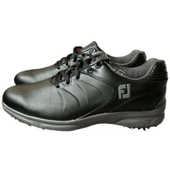 FootJoy ARC XT Golf Shoes Black Waterproof Softspikes SofCollar 59743
