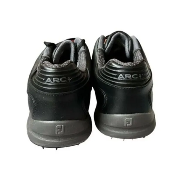 FootJoy ARC XT Golf Shoes Black Waterproof Softspikes SofCollar 59743