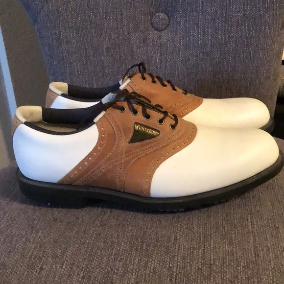 FootJoy Dry Ice Lightweight Waterproof Leather Soft Cleat Golf Shoes